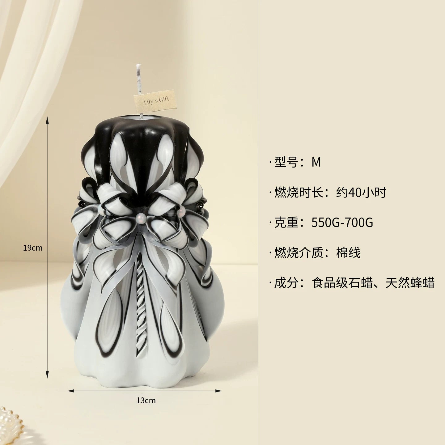 Handcrafted Carved Scented Candle – Luxury Home Décor, Souvenir & Corporate Gift