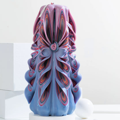 Little Prince Carved Flower Candle | Handcrafted Scented Candle Gift