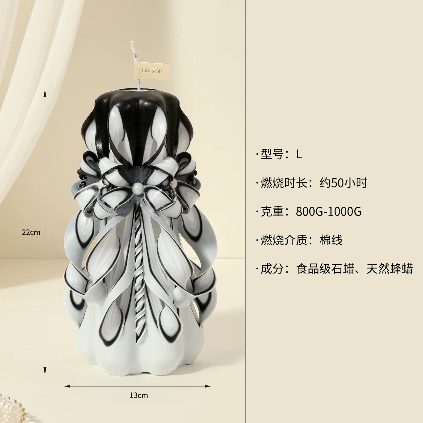Handcrafted Carved Scented Candle – Luxury Home Décor, Souvenir & Corporate Gift