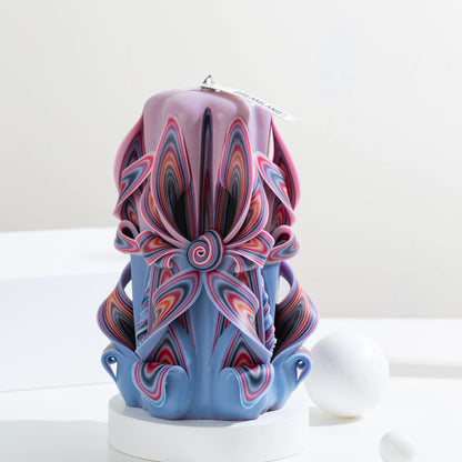 Little Prince Carved Flower Candle | Handcrafted Scented Candle Gift