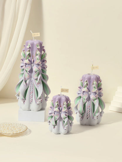Handcrafted Carved Scented Candle – Birthday & Anniversary Gift, Romantic Home Décor & Aromatherapy