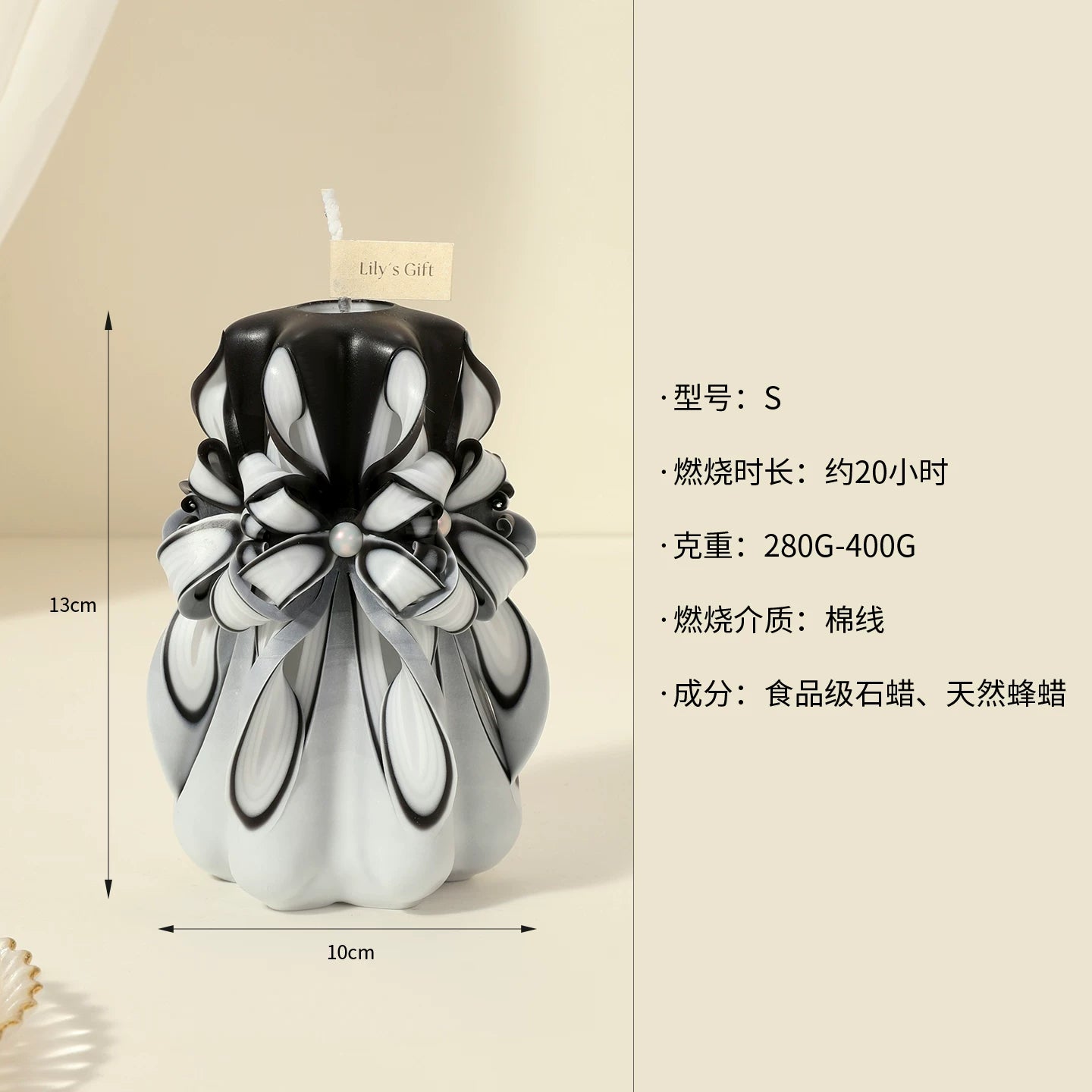 Handcrafted Carved Scented Candle – Luxury Home Décor, Souvenir & Corporate Gift
