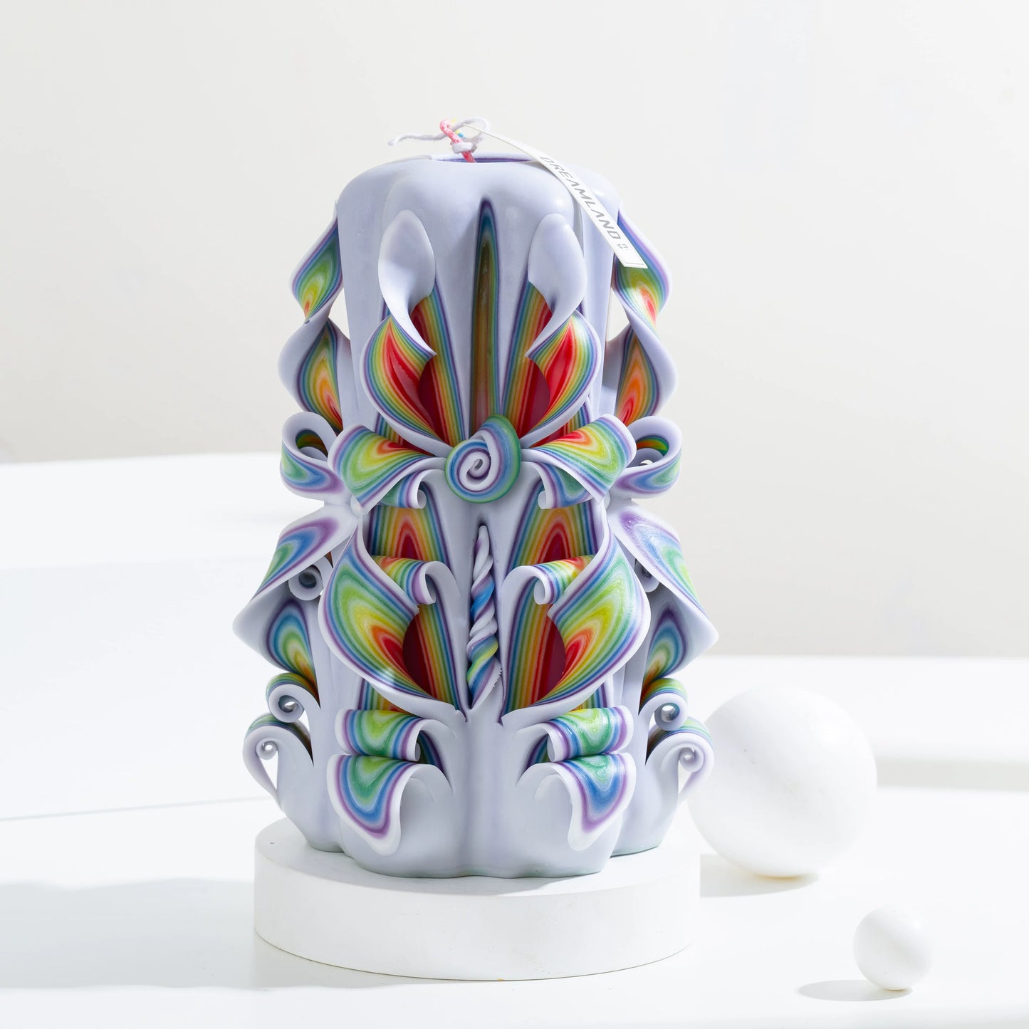 Light Encounter Carved Flower Candle | Luxury Handcrafted Scented Gift