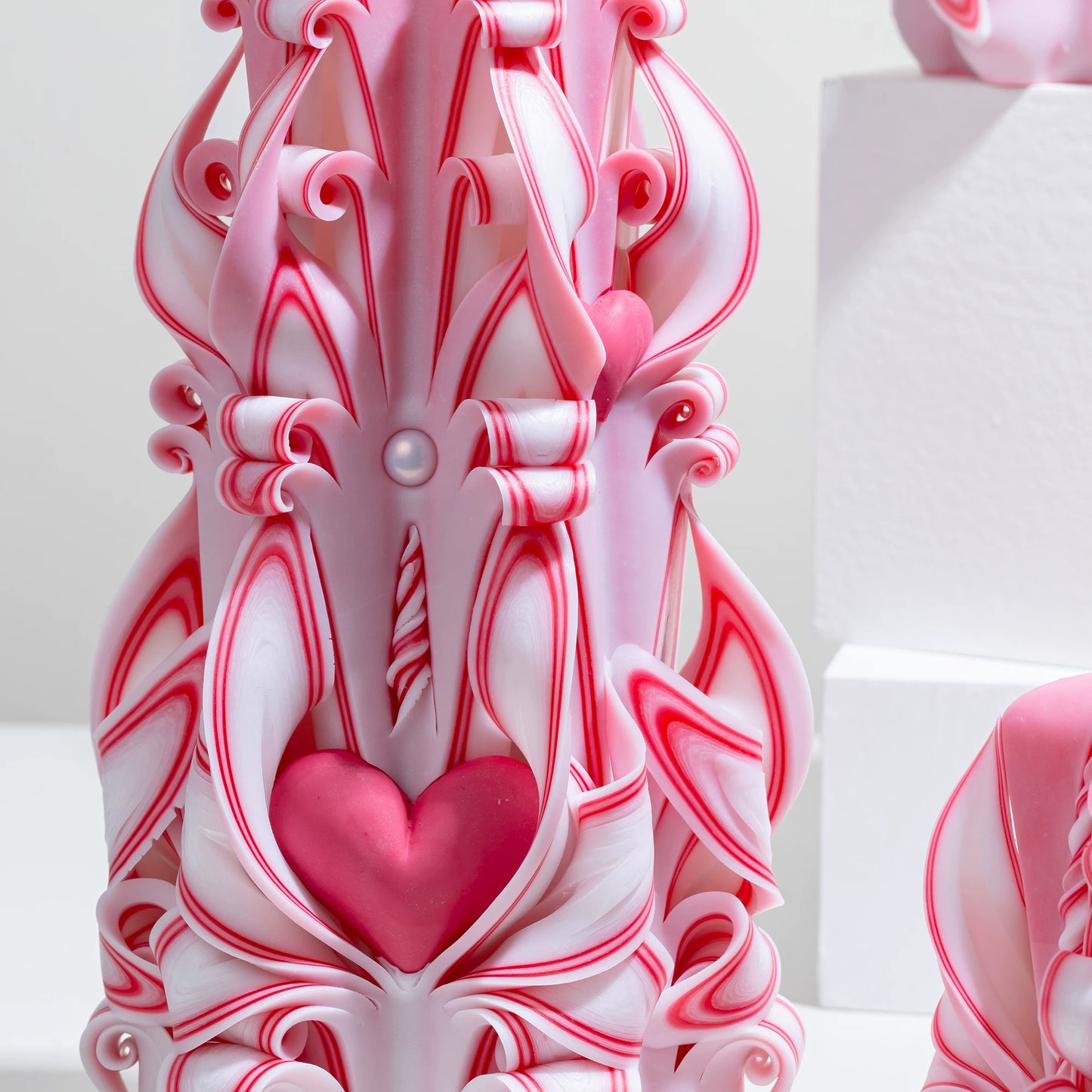 Flutter Carved Flower Candle | Handcrafted Romantic Candle Gift for Her