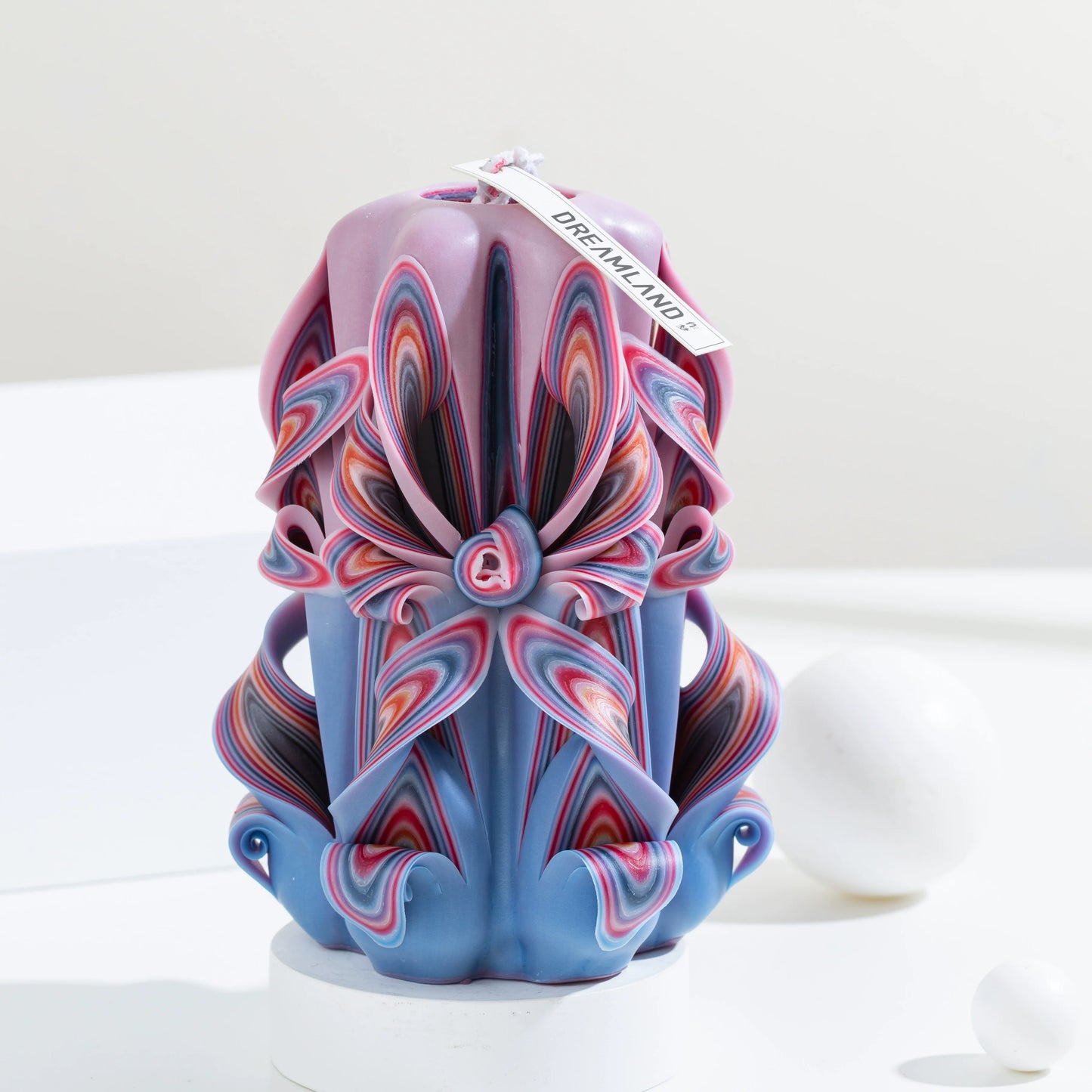 Little Prince Carved Flower Candle | Handcrafted Scented Candle Gift