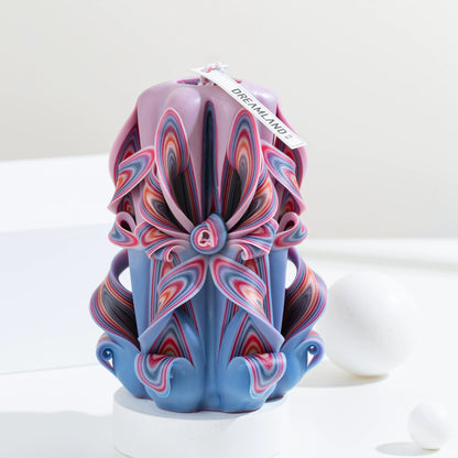 Little Prince Carved Flower Candle | Handcrafted Scented Candle Gift