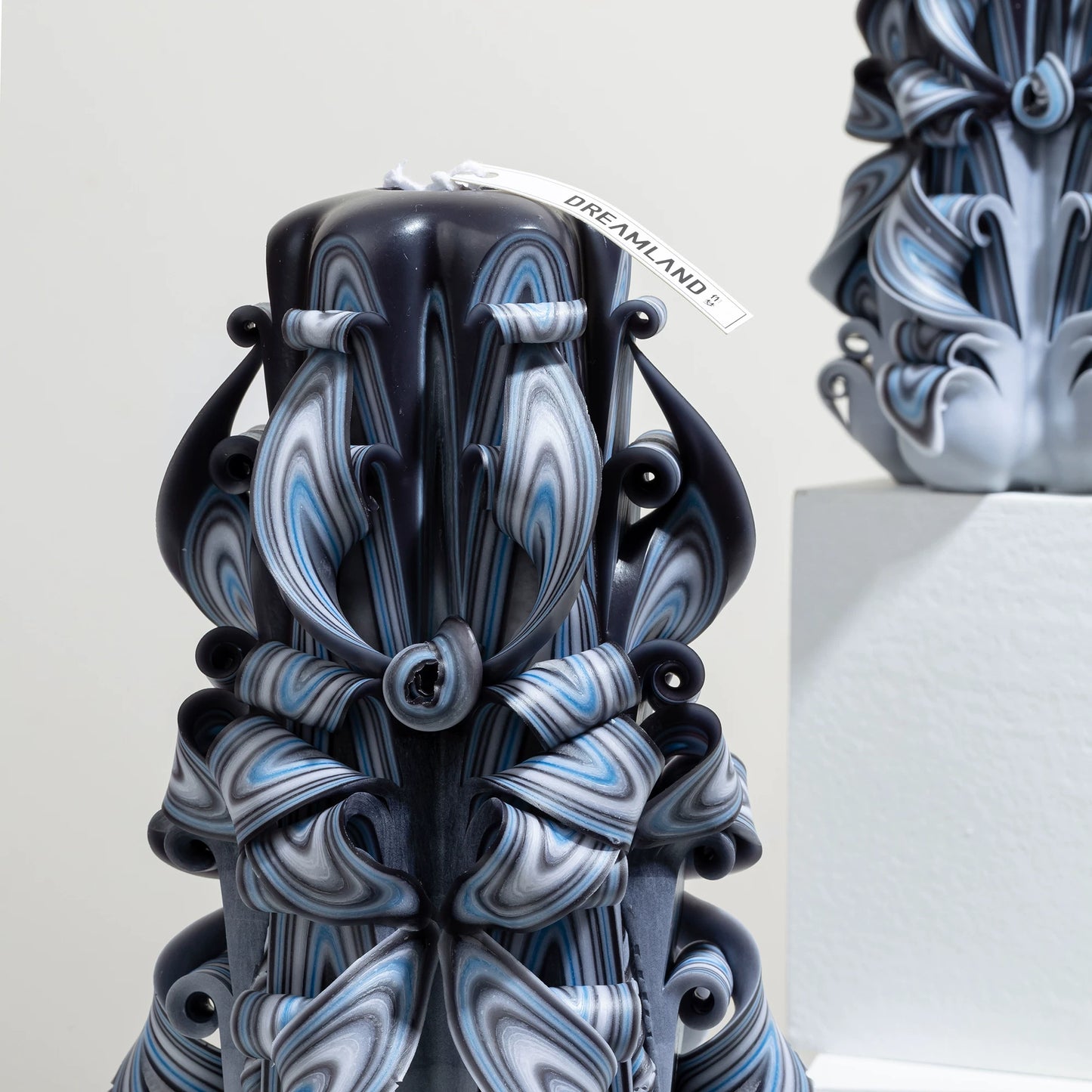Serene Night Carved Flower Candle | Romantic Handcrafted Scented Candle Gift