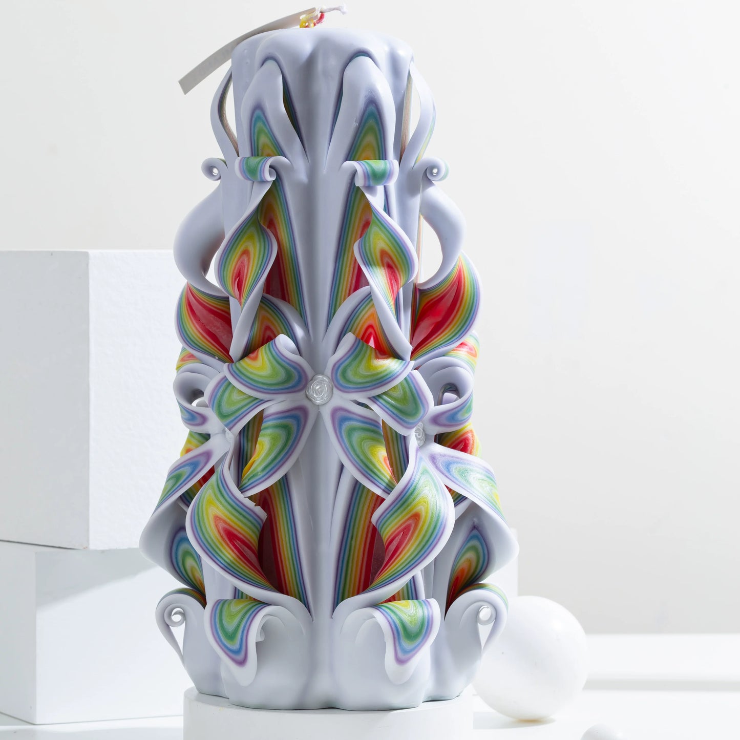 Light Encounter Carved Flower Candle | Luxury Handcrafted Scented Gift