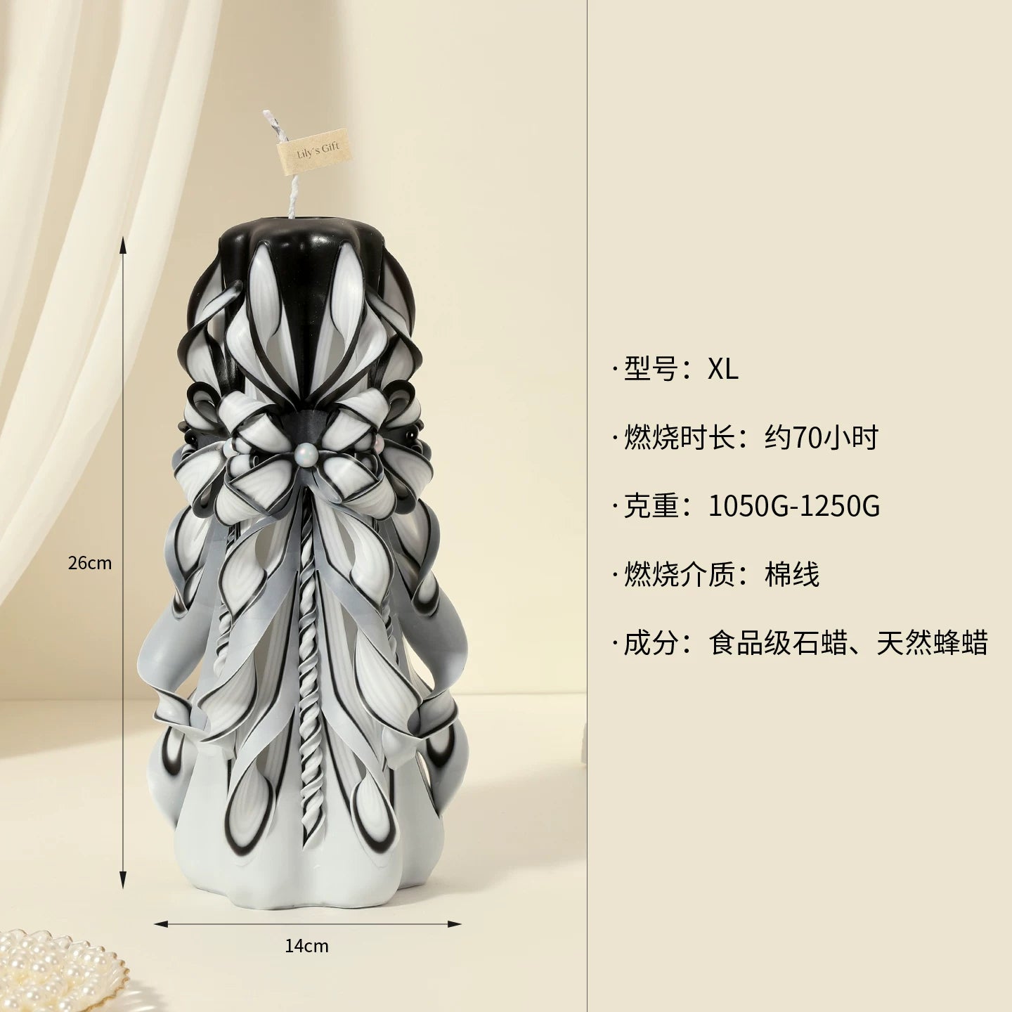 Handcrafted Carved Scented Candle – Luxury Home Décor, Souvenir & Corporate Gift