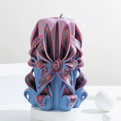 Little Prince Carved Flower Candle | Handcrafted Scented Candle Gift