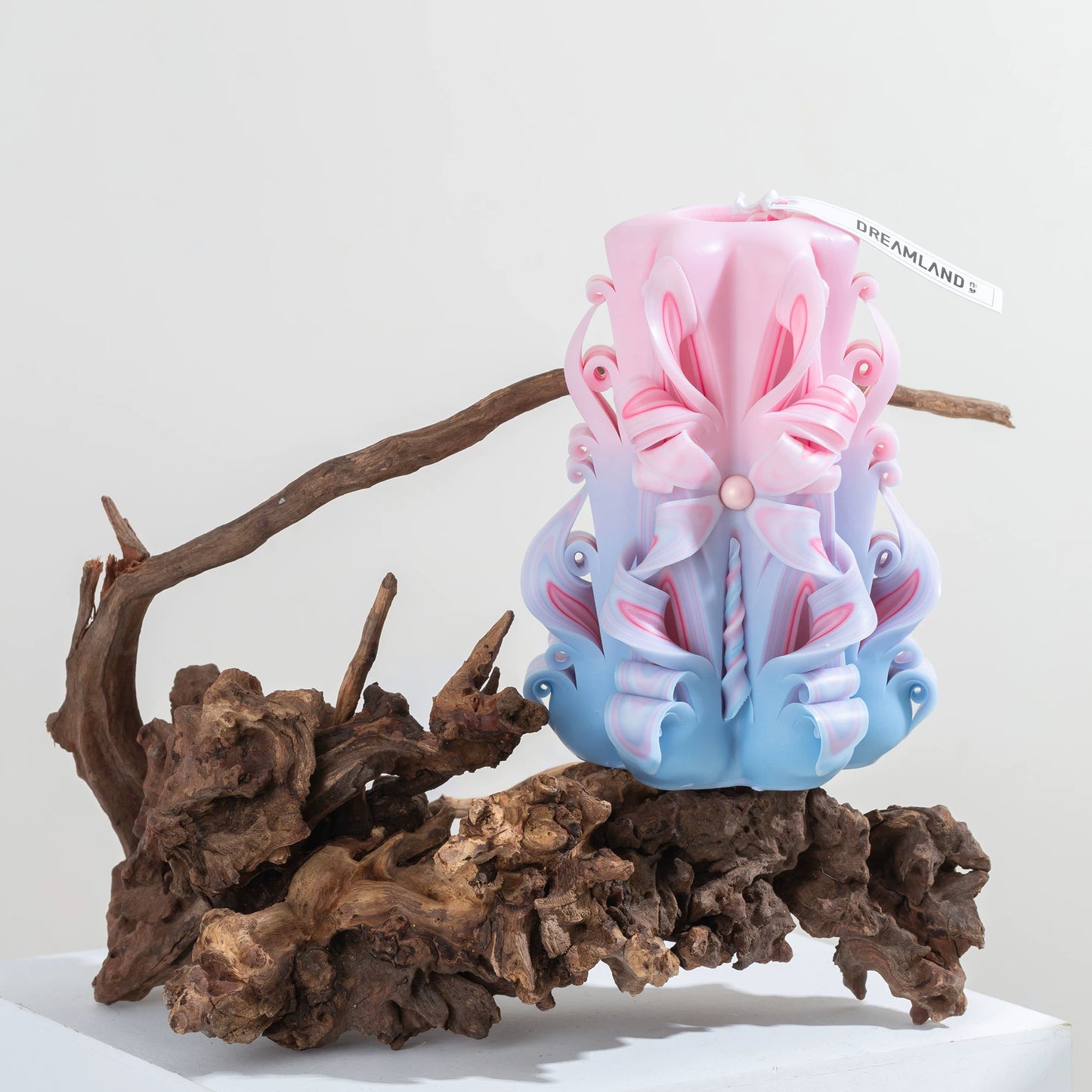 Carved Scented Candle | Handmade Artistic Home Décor Gift