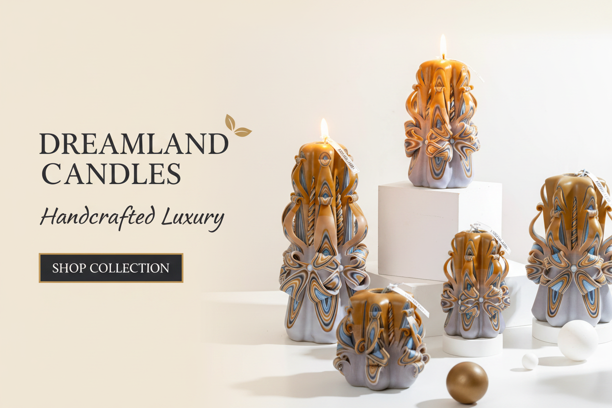 Carved Candle Banner - Brand Colors